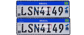 Дубликат Бразильского номера на авто